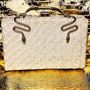 Vintage 1 of 1 Marcus Brothers rattan handbag